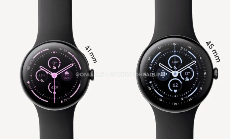 Læk-Google-Pixel-Watch-3-kommer-i-større-45mm-udgave